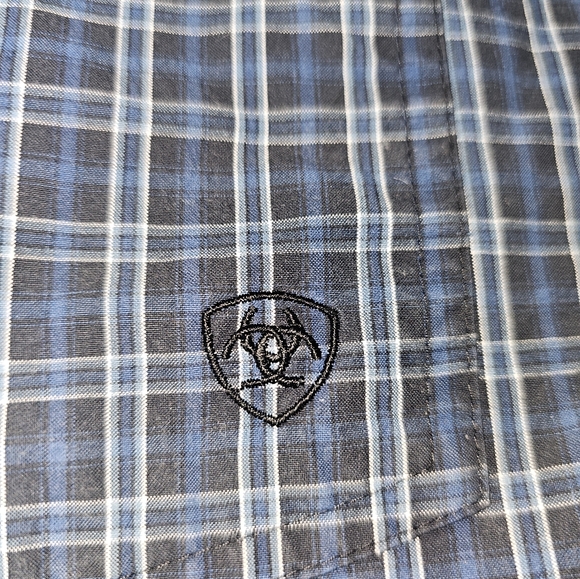 Ariat Pro Series Men’s Long Sleeve Button Down Shirt XL Plaid - Picture 5 of 5